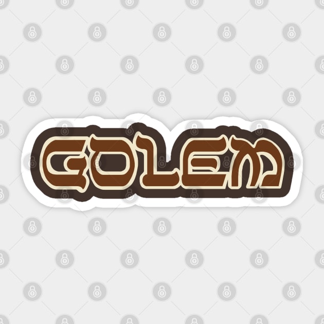 Golem Logo Sticker by Slabafinety